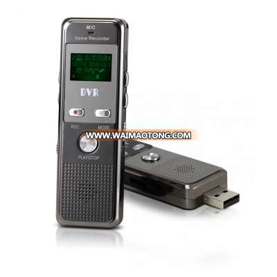 Sound activated recorder with FM radio and MP3 playback  HNSAT DVR-166 4GB 8GB VOICE RECORDER