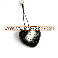 2018 New Playback Heart Hidden Voice Recorder For Keychain And Pendant