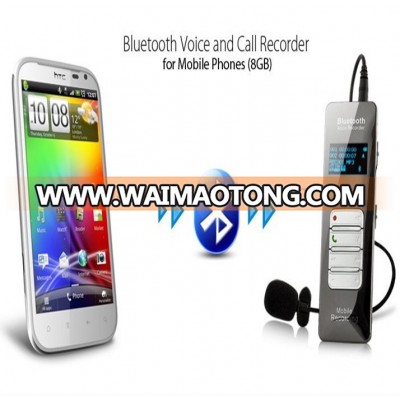 Wireless Bluetooth Digital Voice Recorder support telephone answering and redialing