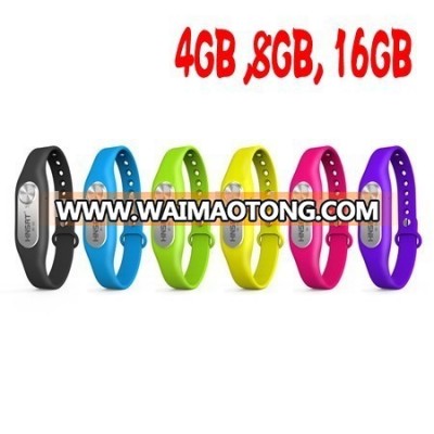 Colorful 8GB micro hidden kids watch voice recorder 5 colors to chose